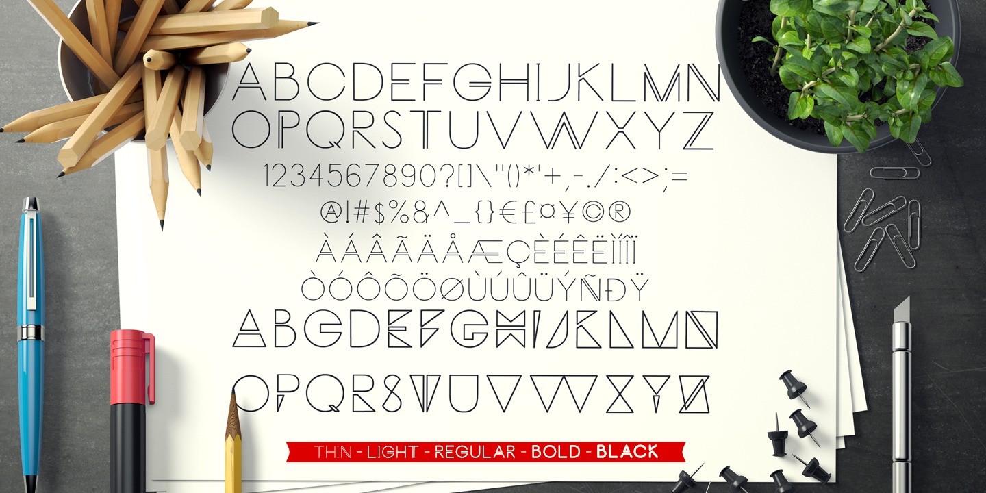 Przykład czcionki Carrinady Black Italic